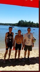 LOP Lake Swim 150705 medals